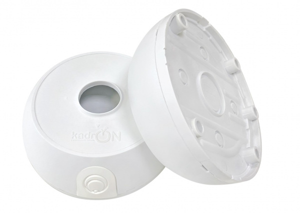 KadrON JB2-100W Универсальная монтажная коробка для камер видеонаблюдения Фото KadrON JB2-100W Универсальная монтажная коробка для камер видеонаблюдения Фото